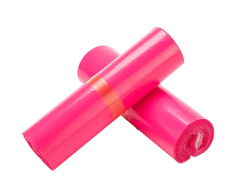 宁夏玫红色快递袋-02